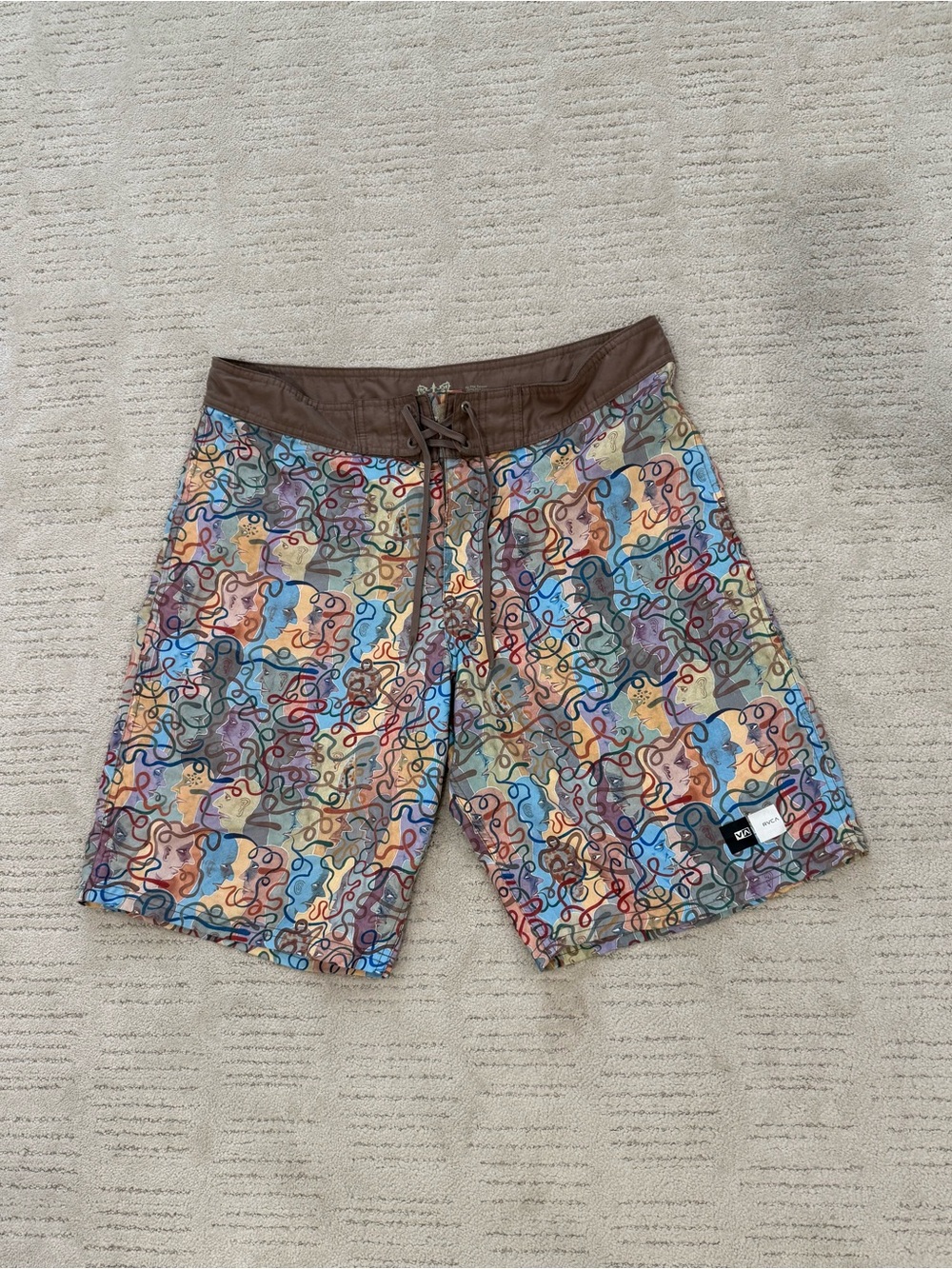 RVCA Multicolor Swim Board Shorts